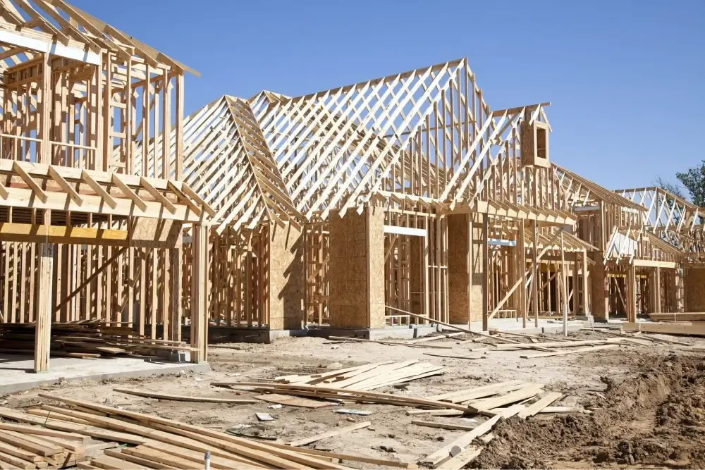 Custom home building construction process